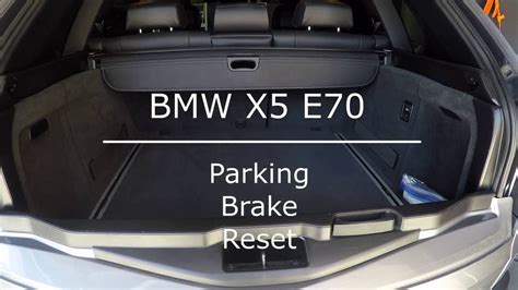 Also, if you are ready to replace the unit itself, watch. . Bmw x5 parking brake malfunction